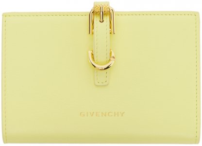 Желтый кошелек двойного сложения Voyou Givenchy