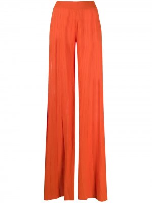 Плиссированные брюки палаццо Malo. Цвет: оранжевый