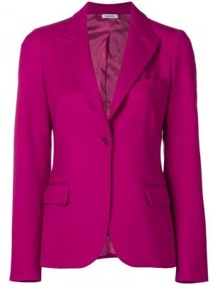 Приталенный пиджак P.A.R.O.S.H.. Цвет: розовый