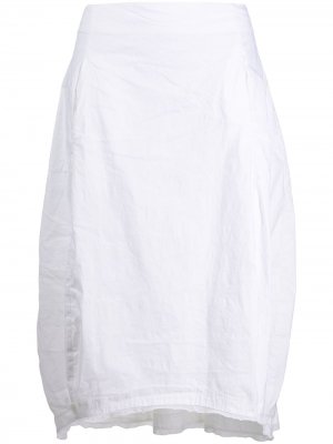 Сетчатая юбка миди Rundholz. Цвет: белый