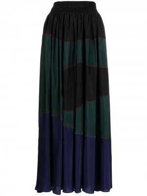 Pleated colour-block skirt Kolor. Цвет: черный