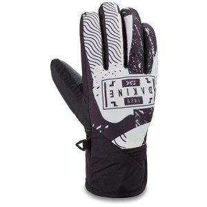Перчатки Горные Dakine Crossfire Glove Black/White (Us:s). Цвет: белый/черный