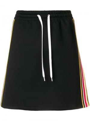 Спортивная юбка Miu. Цвет: черный