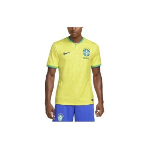 Мужская уличная футболка Brazil 2022/23 Stadium Dynamic Yellow/Green Spark/Paramount Blue/Paramount Blue DN0680-741 Nike