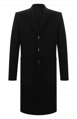 Пальто из шерсти и кашемира Givenchy. Цвет: чёрный
