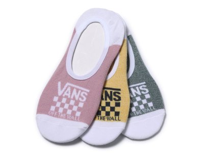 Комплект из 3 пар носков Retro, белый/розовый/желтый/зеленый Vans