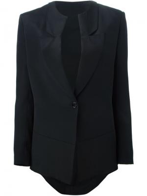 Пиджак с асимметричным подолом Costume National. Цвет: чёрный