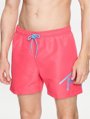 Пляжные шорты узкого кроя , розовый Tommy Jeans