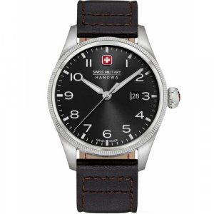 Наручные часы SMWGB0000804, черный, серебряный Swiss Military Hanowa. Цвет: черный/серебристый/черный-серебристый