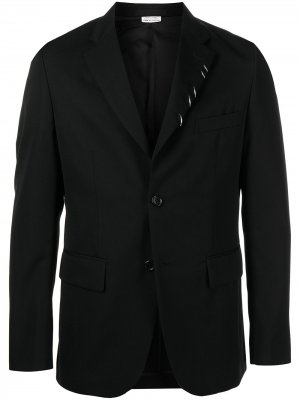 Однобортный пиджак с металлическим декором Comme Des Garçons Homme Deux. Цвет: черный