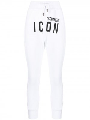 Спортивные брюки Icon с логотипом Dsquared2. Цвет: белый