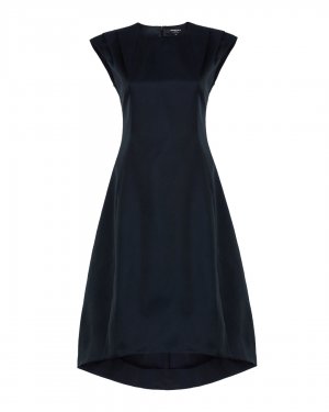 Платье приталенного силуэта ROCHAS. Цвет: черный