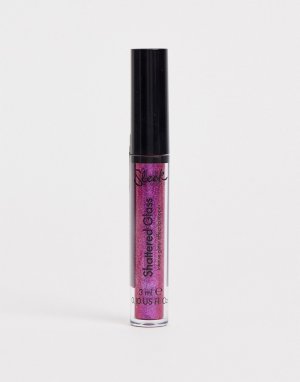 Блеск для губ MakeUP – Shattered Glass Lip Gloss (Acid Kiss), 3 мл-Розовый Sleek