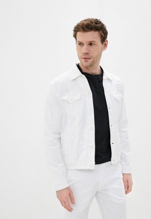 Куртка джинсовая Primo Emporio. Цвет: белый
