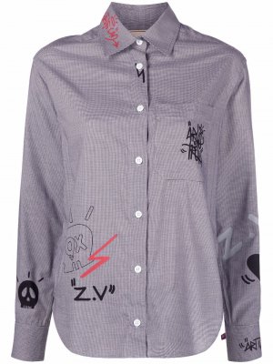 Рубашка Tino с надписью Zadig&Voltaire. Цвет: черный