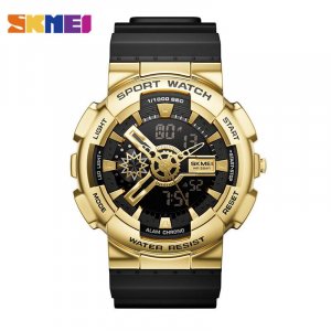 SKMEI мужские часы Casio водонепроницаемые спортивные модные элегантные текстурированные часы-будильник цифровые 7004
