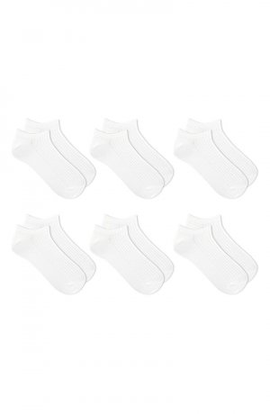 Набор из 6 носков-невидимок в ассортименте K BELL SOCKS, белый
