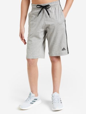 Шорты для мальчиков , Серый, размер 140 adidas. Цвет: серый
