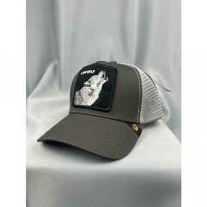 Бейсболка бини Goorin Brothers кепки, размер one size, серый BROS.. Цвет: серый/серый-белый