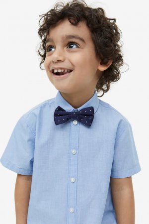 Рубашка и галстук-бабочка , синий H&M