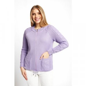 Пиджак , размер 48, лиловый Текстильная Мануфактура. Цвет: фиолетовый