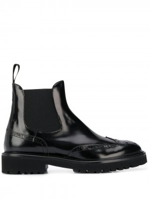 Doucals лакированные ботинки челси Rome Doucal's. Цвет: черный