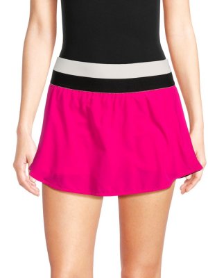 Береговая теннисная юбка , цвет Magenta Beach Riot