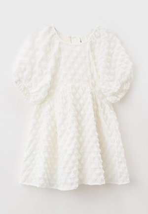 Платье Sela Exclusive online. Цвет: белый