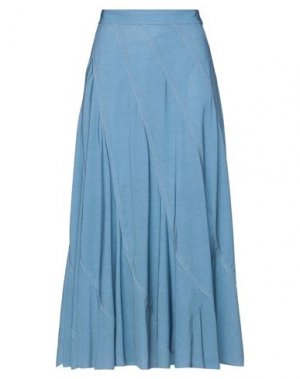Длинная юбка IRIÉ WASH. Цвет: синий