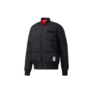 Originals Seoul Flight Series Solid Warm Puffer Jacket With Baseball Collar Men Outerwear Black CD1719 Adidas