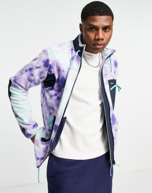 Флисовая куртка с принтом тай-дай фиолетового цвета Ascent 91-Фиолетовый цвет Berghaus