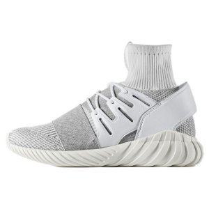 Adidas Tubular Doom White Grey Unisex Sneakers Footwear-White Clear-Grey BY3553