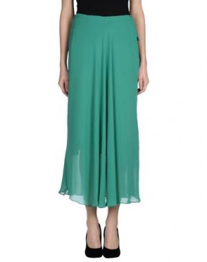 Длинная юбка ESOLOGUE. Цвет: зеленый