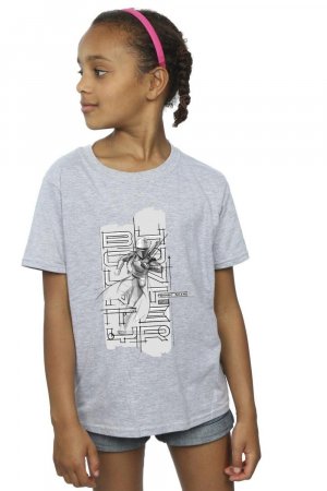Хлопковая футболка с иллюстрацией «Книга Бобы Фетта Феннека» , серый Star Wars