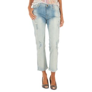 Длинные джинсовые брюки с прямым низом 10DBF0231 женщина MET