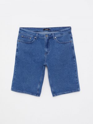 Мужские джинсовые шорты стандартного кроя XSIDE, средний синий Xside