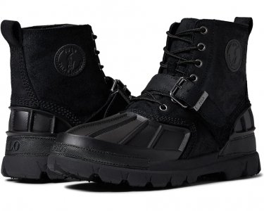 Ботинки Oslo High Boot, цвет Black Suede/Black Polo Ralph Lauren