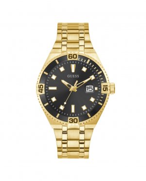 Мужские часы Premier GW0330G2 со стальным и золотым ремешком , золотой Guess