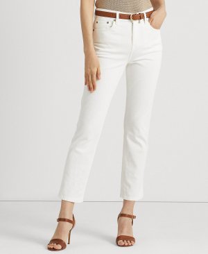Женские прямые джинсы до щиколотки с высокой посадкой, мульти Lauren Ralph