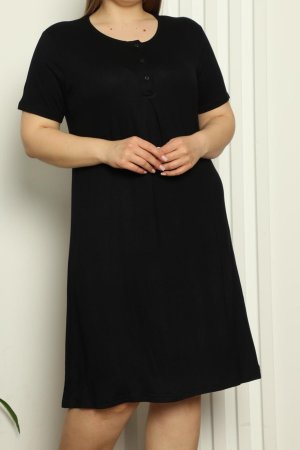 Туника для беременных Ночная рубашка из лайкры с короткими рукавами больших размеров, широкий размерный ряд NICOLETTA