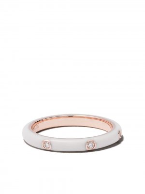 Золотое кольцо с бриллиантами Ef Collection. Цвет: золотистый