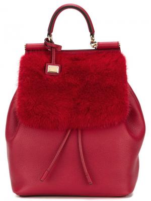 Рюкзаки Dolce & Gabbana. Цвет: красный