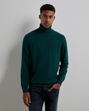 Мужской свитер с высоким воротником , зеленый Easy Wear