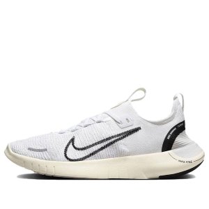Кроссовки (WMNS) Free RN NN Road Running Shoes 'White Coconut Milk Photon Dust Black', белый Nike