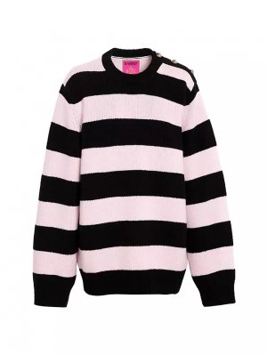 Полосатый свитер из смесового кашемира x Sofia Coppola , розовый Barrie