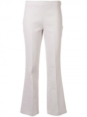 Расклешенные брюки с заниженной талией Giambattista Valli. Цвет: серый