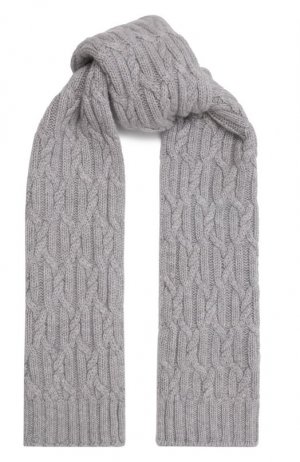 Кашемировый шарф Colombo. Цвет: серый