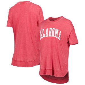 Женская футболка-пончо с аркой Pressbox Crimson Oklahomaooners Unbranded