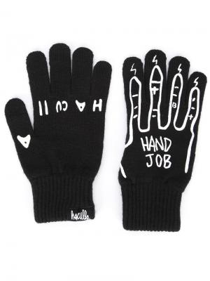 Перчатки Hand Job Haculla. Цвет: чёрный