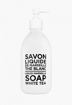 Жидкое мыло Compagnie de Provence Марсельское, для тела и рук Белый чай/White Tea 300 ml. Цвет: прозрачный